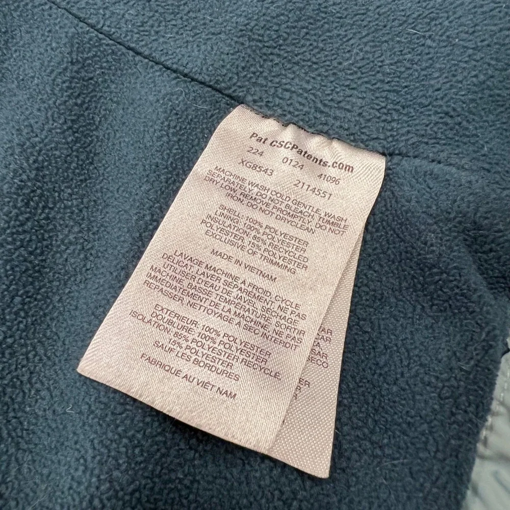 Columbia Jacket Light Blue Quilted Full Zip Puffer Size 6/6x